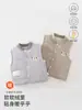 Chaleco acolchado con forro polar para bebé, bordado de perro de dibujos animados, chaleco cálido para bebé y niño pequeño, ropa interior de otoño e invierno, Ropa para Niños Anyang