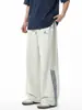 Pantalones de Chándal Casuales Holgados de Marca de Moda para Hombre, Estilo Primavera con Rayas Laterales de Bloqueo de Color, Puños Ajustables, Pantalones Deportivos