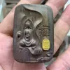 Colgante de Madera Preciosa de Árbol de Águila con Forma Natural, Cadena para el Cuello de Guanyin, Símbolo de la Paz, Talla en Madera, Adorno Colgante Vintage, Artesanías de Madera