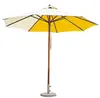 Lâmpada Solar Luminous LED Coluna Média Guarda-sol Manivela Guarda-sol de Praia ao Ar Livre Easley Repelente à Água Guarda-sol de Lazer para Pátio