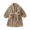 Bata Infantil Niños Invierno Franela Niños Otoño Invierno Coral Fleece Bebé Pijama Infantil Ropa de Casa Bata de Baño