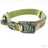 Collar Táctico Transfronterizo Collar para Mascotas Collar Militar para Perros Perros Medianos y Grandes Entrenamiento de Perros Collar de Tracción de Nylon para Perros Tamaño Grande
