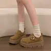 Zapatos Birkenstock Retro de Suela Gruesa para Mujer 2026 Nuevos Zapatos de Primavera y Verano para Mujer Versátiles Populares Mocasines Casuales