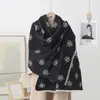 Novo Moda Feminina Outono e Inverno Retrô Pequeno Cheiro High-End Jacquard Dupla Face Aconchegante Quente Lenço Externo Xale