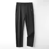 Pantalones Casuales para Hombre 2026 Primavera y Verano Nuevos Versátiles Lujo Ligero Hombres de Negocios Delgados Simples Rectos Ajustados Largos