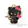 Venta Caliente Transfronteriza Dibujos Animados Sanrio Gato Kt Esmalte Aleación Colgante Joyería Collar Accesorio Componentes para Joyería DIY