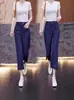 Nuevos Jeans de Pierna Ancha para Mujer 2026, Estilo Delgado de Verano, de Cintura Alta a la Moda, Adelgazantes, Casuales Acortados Rectos para Petite