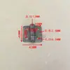 Bisagra Plana Perforada Gruesa de 2.5" para Puertas de Hierro, Bisagra Soldada Industrial de Alta Resistencia, Bisagra 40-50-60