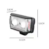 Luz de Motocicleta Luz Modificada Corta Tres Lentes Dos Perlas Foco LED Luz de Coche Eléctrico Faro Delantero de Alta Intensidad