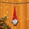 Nuevo adorno colgante de espuma de hombre viejo sin rostro decoración para árbol de Navidad figura colgante