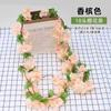 Simulação Sakura Rattan Ar Condicionado Duto Sombra Rattan Cadeira Decoração Falso Flor Rattan Conjunto De Casamento Porta Cabeça Decoração De Parede