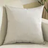 Cojín Cuadrado de Lino, Color Sólido, Cojín Sencillo para Sofá de Sala de Estar, Tamaño Grande 55, Funda Lavable, Cojín Lumbar para Mesita de Noche del Hogar