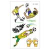 Rekalon Calcomanía Facial de Tatuaje de Fútbol Impermeable Transfronterizo para Fans de los Juegos de la Copa Mundial