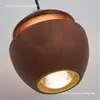 Nueva lámpara colgante de noche estilo chino en madera de nogal negro, minimalista, de lujo ligero, sensación de alta gama, adecuada para comedor, barra de bar, entrada y pasillo