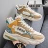 Zapatos de Hombre de Moda Primavera 2025 Tenis de Baloncesto de Caña Alta para Hombres y Adolescentes, Zapatos de Correr tipo "Dad Shoes" a la Moda con Aumento de Altura