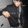 Sudadera cárdigan retro americana con cuello alto para mujer, nuevo estilo de principios de otoño, chaqueta corta bordada con estrellas, top ligero de estilo asiático