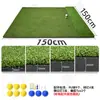 Alfombrilla de golf superventas transfronteriza, green simulado, alfombrilla de práctica portátil 2 en 1, alfombrilla de entrenamiento de swing de golf