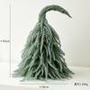 Decoración navideña transfronteriza elfo de cuello torcido árbol de Navidad árbol de Navidad pequeño creativo decoración de paquete blanco plateado