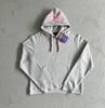 Conjunto de Moletom e Calça Jogger Synaworld Duas Peças Y2k Bordado com Letras Hoodie Oversized