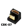 Adaptador HDMI 8K de Alta Definición Macho a Hembra Tipo Codo Tipo C Tipo D TV Computadora Proyector Pantalla Tipo U Proyección Uhd2.1