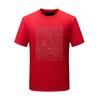 Camiseta de manga corta Longxing para hombre, corte slim, talla grande, marca de moda, verano 2023, nueva camiseta de algodón modal con strass