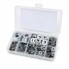 Conjunto de Parafusos de Aço Inoxidável Parafusos de Aço Inoxidável 304 Conjunto de Arruelas Planas Caixa de Parafusos e Arruelas M2-M12