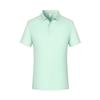 Overol tipo polo 160g delgado sin costuras de poliamida color sólido camiseta overol logo personalizado grupo manga corta overol estampado