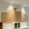 Estante Decorativo de Tablero Perforado de Madera, Estante Divisor para Entrada, Estante de Exhibición de Pared para Centros Comerciales y Exposiciones