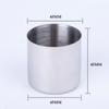 Vaso de Vino de Acero Inoxidable Mini Jarra de Cerveza 45X45X45 Taza para Licores Taza Portátil para Exteriores Fabricante Personaliza Según Muestra