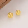 Nuevos Pendientes de Flor Hueca Fresca para Mujer, Pendientes Espirales de Gama Alta de Nicho, Elegantes Pendientes Versátiles de Flor Pequeña