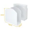 Estante de Acrílico para Almacenamiento de Servilletas Estilo Transparente Caja de Servilletas para Mesa de Comedor Restaurante Occidental Caja de Servilletas Vertical Venta al por Mayor Transfronteriza