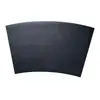 Mantel individual en forma de abanico de cuero PU con patrón de espiga, impermeable, a prueba de aceite, aislante térmico para mesas, para hoteles, restaurantes y uso doméstico, fácil de limpiar