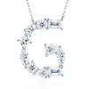 Collar de moda de comercio exterior estilo ins de lujo ligero nicho, nuevo accesorio de collar 925 de plata transfronterizo que no se decolora para mujeres en verano