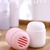 Caja de almacenamiento de esponjas de silicona bolsa de viaje portátil para huevos de belleza cubierta de almacenamiento de huevos de maquillaje bolsa de polvo transpirable creativa