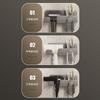 Estante de Almacenamiento para Secador de Pelo Estante de Colocación Dyson Estante sin Perforaciones Montado en la Pared del Baño Soporte Colgador para Secador de Pelo