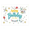 Telón de Fondo de Cumpleaños para Comercio Electrónico Transfronterizo 2026 Modelo Nuevo Telón de Fondo de Cumpleaños Fiesta Decoración de Cumpleaños de Bebé Tapiz Venta al por Mayor