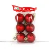 Bolas de Natal Foscas Longhu 4cm, Bolas de Decoração de Natal, Pequenos Enfeites para Árvore de Natal, Decorações de Feriado