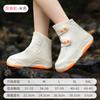 Funda impermeable para zapatos de mujer, antideslizante, de silicona, para días lluviosos, para botas de lluvia para niños y hombres, gruesa y resistente al desgaste.