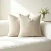 Funda de almohada para cabecero de cama estilo nórdico de Amazon, funda para cojín de silla, funda de almohada cuadrada, funda de almohada de felpa de doble cara en forma de anillo