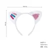 Diadema de Animal para Halloween Nueva Dibujos Animados para Niños Orejas de Gatito Tocado Fiesta de Graduación Disfraz Pinza para el Cabello Linda
