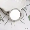 2025 Novo Espelho de Coração DIY Acessórios de Joias para Celular Diamante Pérola Flor Lente Materiais de Beleza para Celular