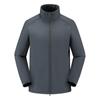 Gola alta jaqueta soft shell logotipo impermeável quente fino veludo jaqueta macacão camisa publicidade impressão