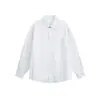 Yidao Vintage 2026 Outono Nova Camisa Simples de Listras Finas com Gola de Lapela Manga Longa para Homens, para Ir ao Trabalho, Casual, Solta