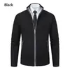 Suéter cárdigan de punto para hombre, forro polar, engrosado, cuello alto, con cremallera, suéter, abrigo de suéter para hombre, comercio exterior, otoño e invierno 2023, transfronterizo