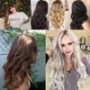 Extensões de Cabelo Peça Única Estilo Europeu e Americano Transfronteiriças, Extensões de Cabelo Linha de Pesca, Cabelo Cacheado Longo Natural Invisível, Cabelo Humano