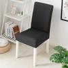Funda para Silla de Comedor para Hogar Moderno Simple, Poliéster Color Sólido, Funda para Silla de Comedor Resistente al Desgaste y al Polvo, Funda Elástica Semienvuelta