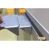 Accesorios para Escritorio de Oficina Soporte de Brazo para Escritorio Panel de Soporte para Estación de Trabajo de Pantalla Fijación Colgante Arrastre Ángulo Recto de 90 Grados Soporte de Ángulo Soporte Positivo Negativo