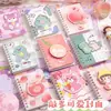 Cuaderno de Bolsillo con Cinta Mágica Portátil Cuaderno Espiral de Dibujos Animados Cuaderno Pequeño para Estudiantes de Primaria Portátil para Llevar Cuaderno para Notas de Tareas
