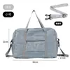 Bolsa de Almacenamiento Plegable para Viaje, Organizador de Ropa Impermeable, Cubierta de Maleta Portátil de Gran Capacidad, Bolsa de Viaje con Ruedas