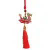 Herança Cultural Imaterial Chinesa Brocado de Canção Festival do Barco-Dragão Zongzi Pingente de Chaveiro Enfeite para Pendurar no Carro Bolsa de Paz e Bênção Pingente Presente